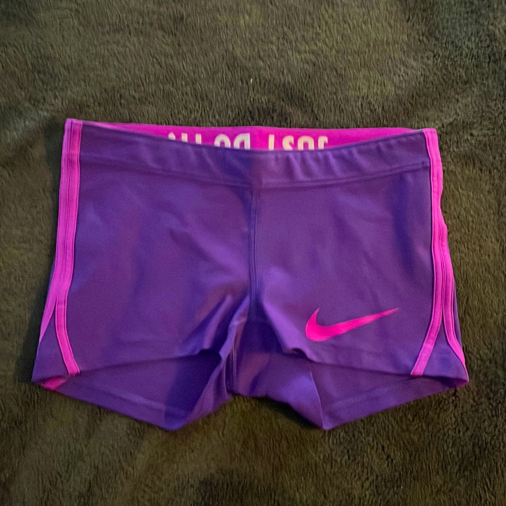 Women’s purple Nike shorts. Size small.